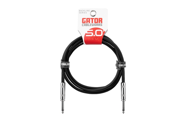 Gator Cableworks GCWB-INS-05 Cavo strumento jack dritto/dritto 1.5 m Serie Backline