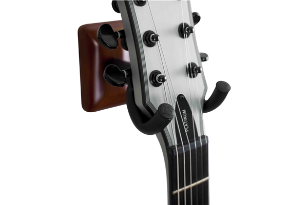 Gator Frameworks - GFW-GTR-HNGRMHG Supporto a muro per chitarra con piastra mogano
