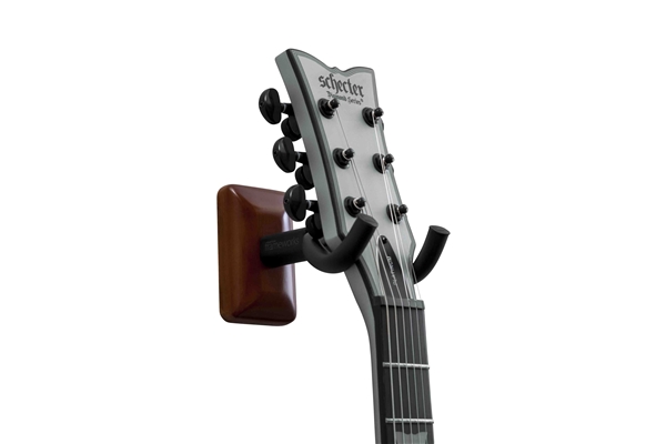Gator Frameworks - GFW-GTR-HNGRMHG Supporto a muro per chitarra con piastra mogano
