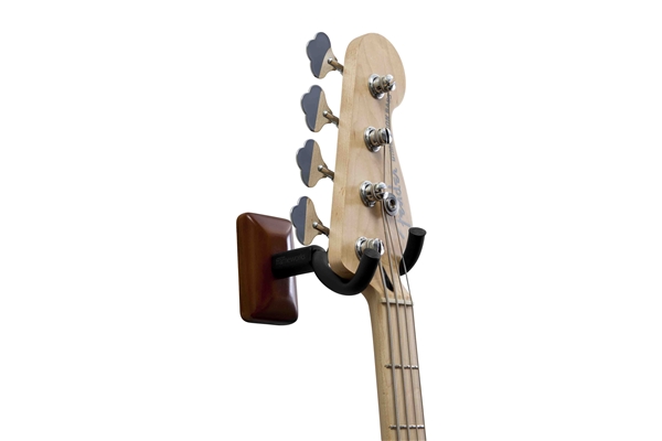 Gator Frameworks - GFW-GTR-HNGRMHG Supporto a muro per chitarra con piastra mogano
