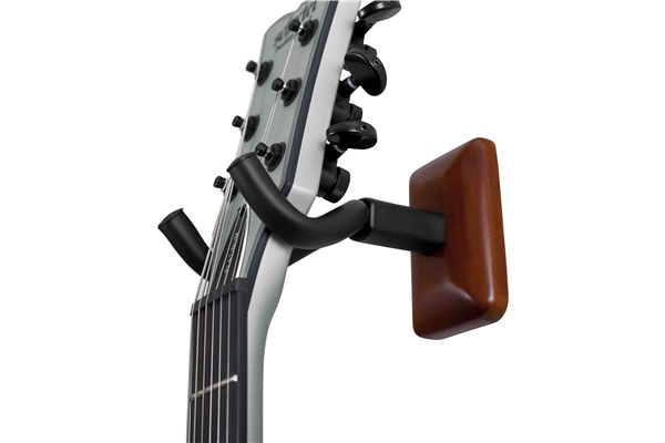 Gator Frameworks - GFW-GTR-HNGRMHG Supporto a muro per chitarra con piastra mogano
