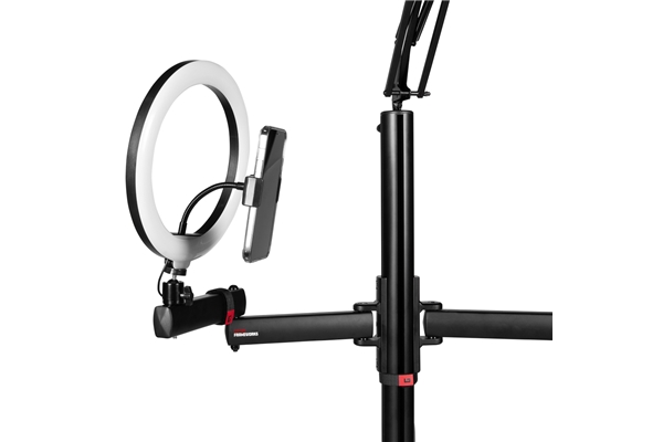 Gator Frameworks - GFW-ID-CREATORTREE Supporto modulare per content creator con braccio microfonico, ring light e adattatori professionali