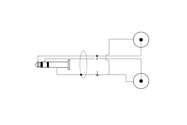 Quik Lok - RKSA/150-5 Minijack Stereo/2 RCA Maschio