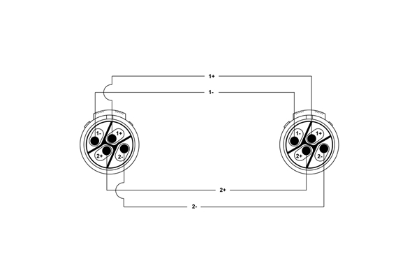 Quik Lok - S/346-20PN Speakon NS/191/Speakon NS/191