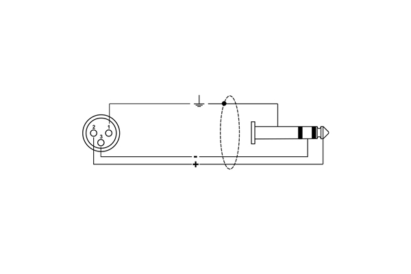 Quik Lok - RKSM/342-2 XLR Femmina/Jack Stereo