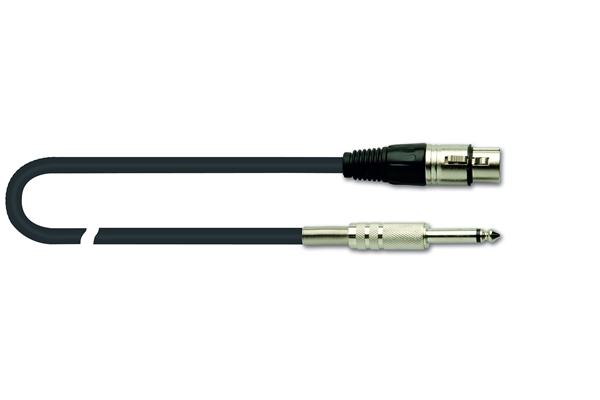 Quik Lok MX/777-3 Cavo XLR Femmina/Jack Mono 3 mt