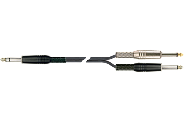 Quik Lok STR/605K-3 BK Jack Stereo/2 Jack Mono