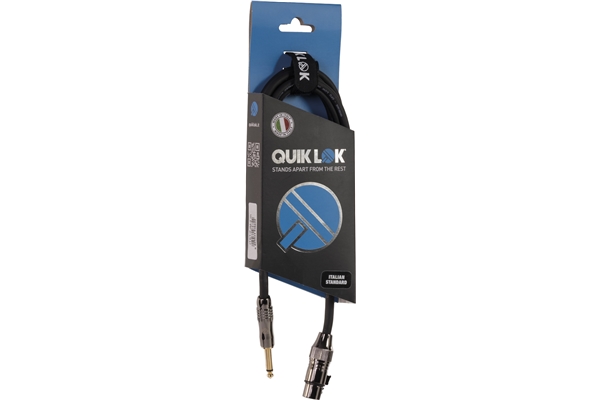 Quik Lok - ITST/FJM-2 XLR Femmina/Jack Mono 2 mt