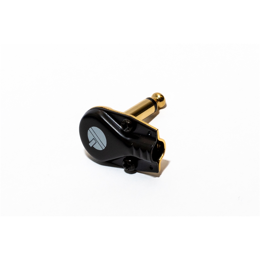 Quik Lok G/112 Jack Mono 6.3 Flat 90° Gold