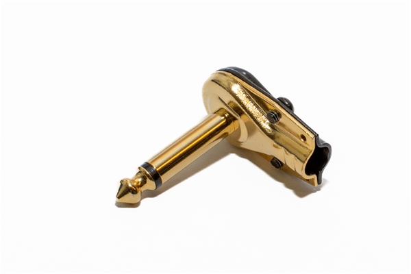 Quik Lok - G/112 Jack Mono 6.3 Flat 90° Gold