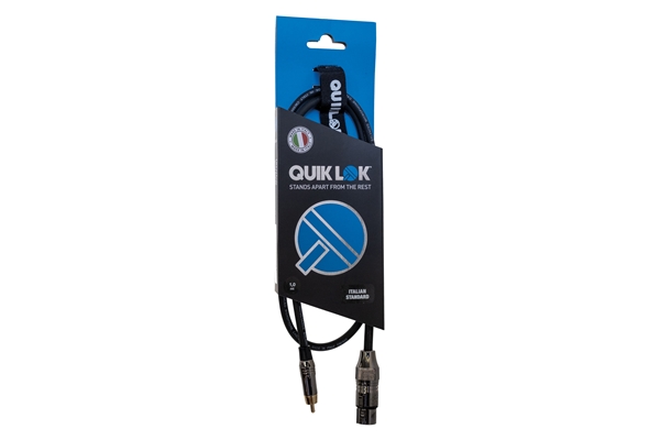 Quik Lok - ITST/FRCA-1 XLR F/RCA 1 mt