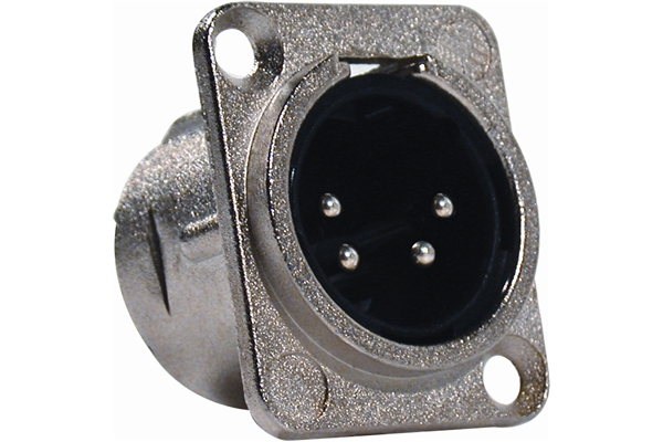 Quik Lok - NC/347-K XLR 4 poli maschio da pannello