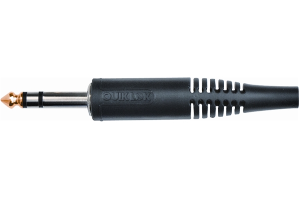 Quik Lok - G/192 BK Jack Stereo 6.3 in PVC