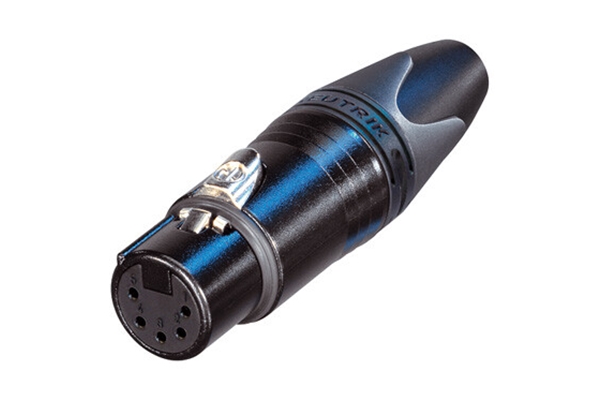 Quik Lok - Neutrik NC5FXX-B Cannon XLR Femmina 5 Poli Black