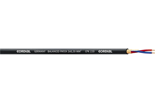 Cordial - CPK 220 BLACK 100 (Confezione Da 100.000000000 Pezzi)