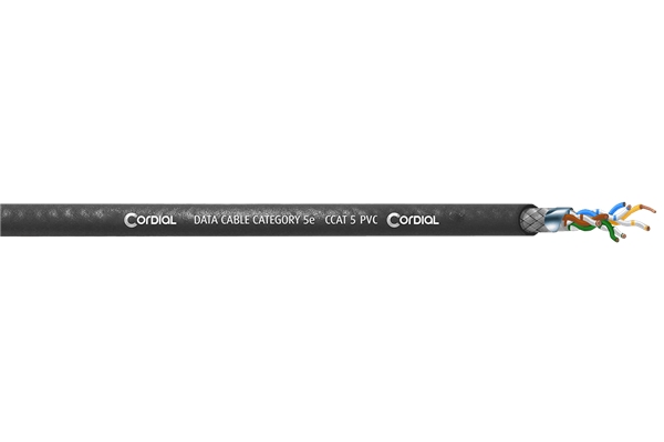 Cordial - CCAT 5 PVC BLACK 100