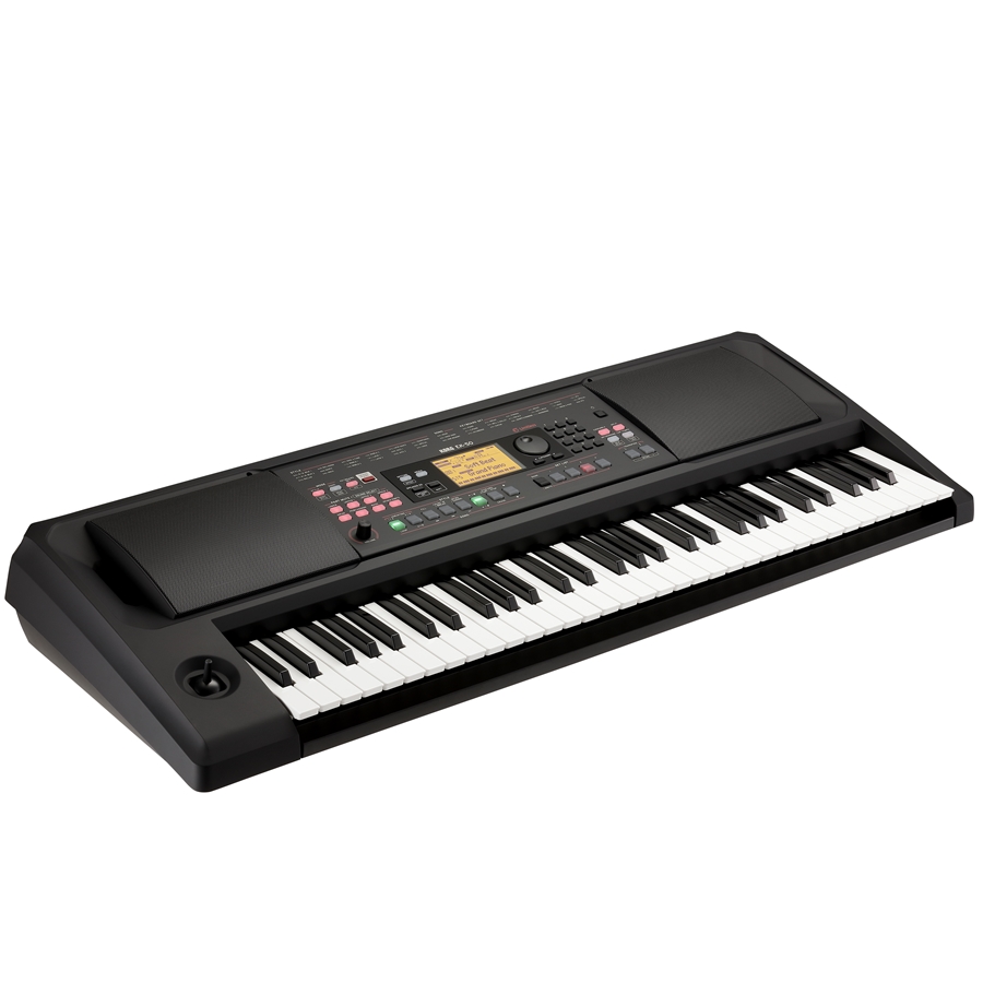 supporto per tastiera regolabile e pedale di sostegno Korg EK-50 Entertainer Tastiera con poggiapiedi regolabile Knox 