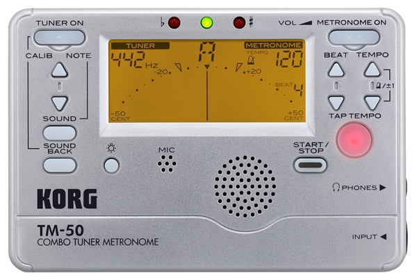 Korg - TM50- SILVER -SL