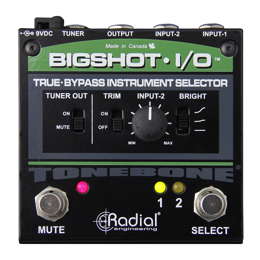 Radial Engineering Big Shot I/O REV2