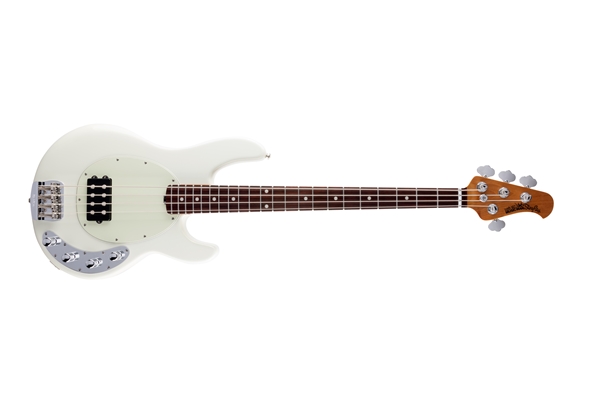 Music Man StingRay Special H Ivory White Tastiera Palissandro