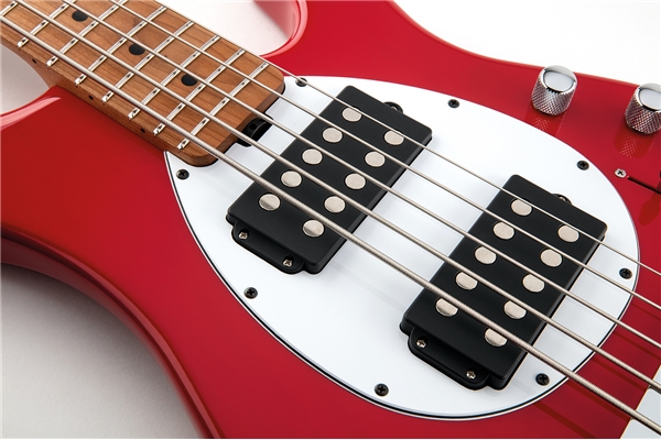 Music Man - Sterling 5 HH Scarlet Red Tastiera Acero