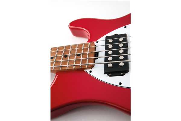 Music Man - Sterling 5 HH Scarlet Red Tastiera Acero