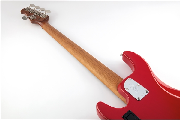 Music Man - Sterling 5 HH Scarlet Red Tastiera Acero
