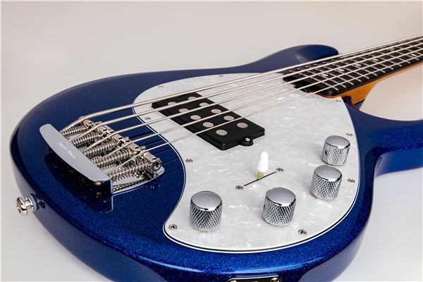 Music Man - StingRay Special 5 H Tectonic Blue Sparkle Tastiera Ebano