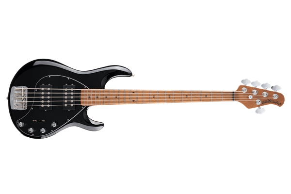 Music Man - StingRay Special 5 HH Black Tastiera Acero