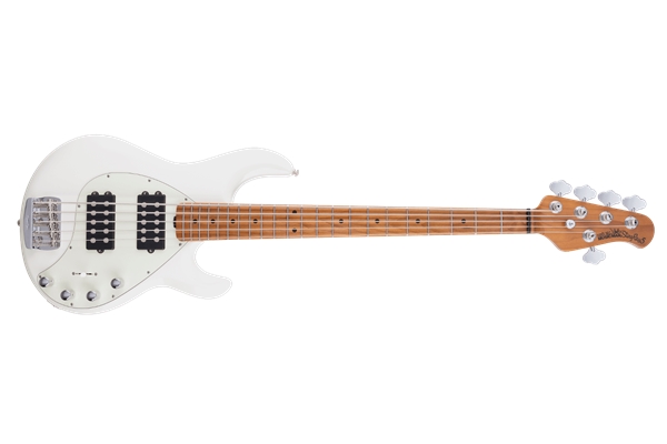 Music Man - StingRay Special 5 HH Ivory White Tastiera Acero