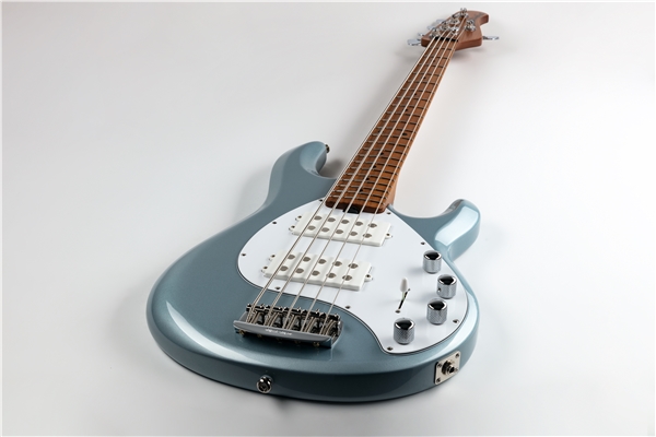Music Man - StingRay Special 5 HH Firemist Silver Tastiera Acero