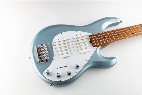 Music Man - StingRay Special 5 HH Firemist Silver Tastiera Acero