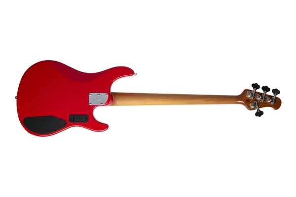 Music Man - Sterling 4 H Scarlet Red Tastiera Acero Lefty