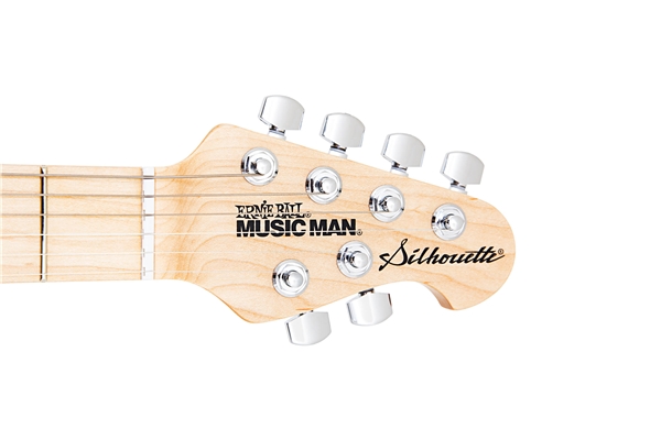 Music Man - Silhouette HSH tastiera Acero Standard White