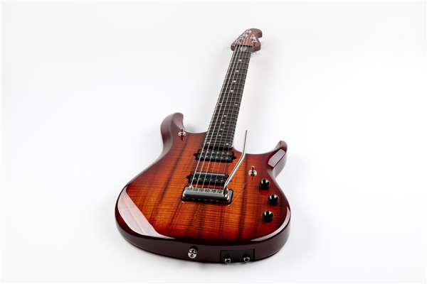 Music Man - John Petrucci 6 Figured Top Koa Tastiera Ebano