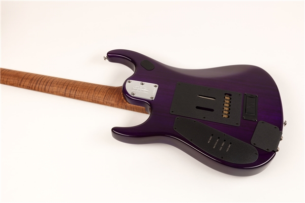 Music Man - JP15 7 String Purple Nebula Flame Top