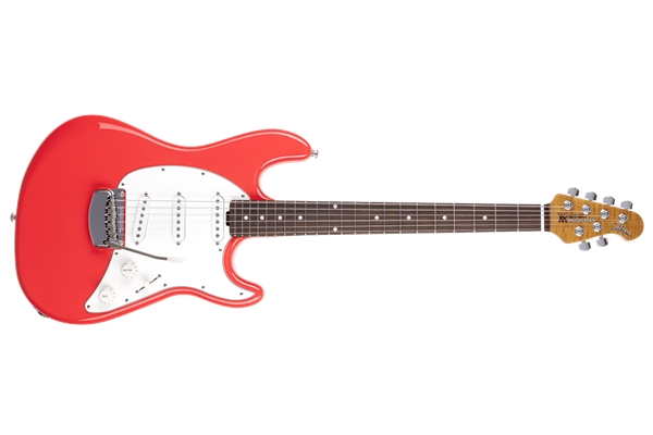 Music Man - Cutlass RS SSS Coral Red Tastiera Palissandro