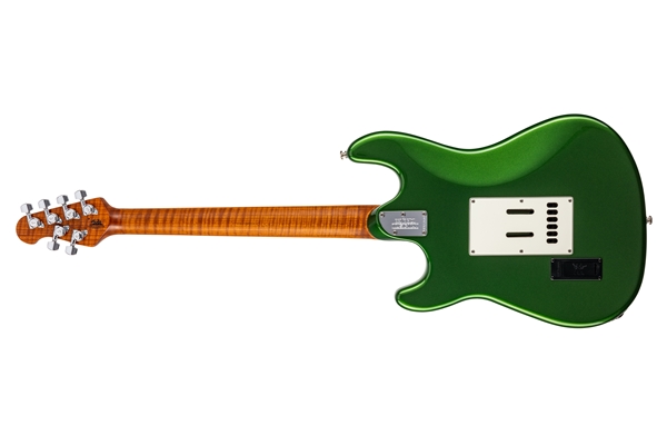 Music Man - Cutlass RS SSS Trem Charging Green Tastiera Acero