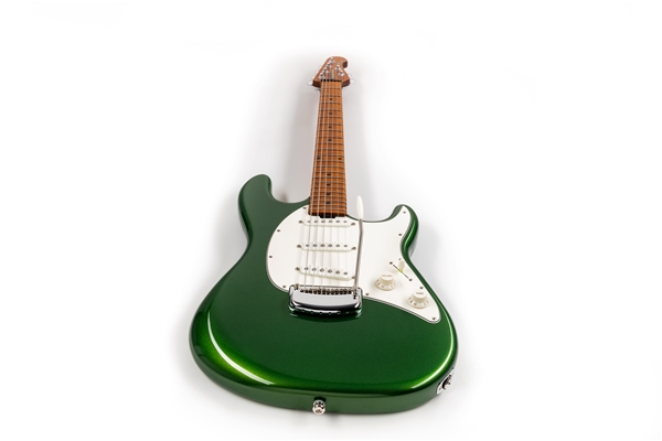 Music Man - Cutlass RS SSS Trem Charging Green Tastiera Acero