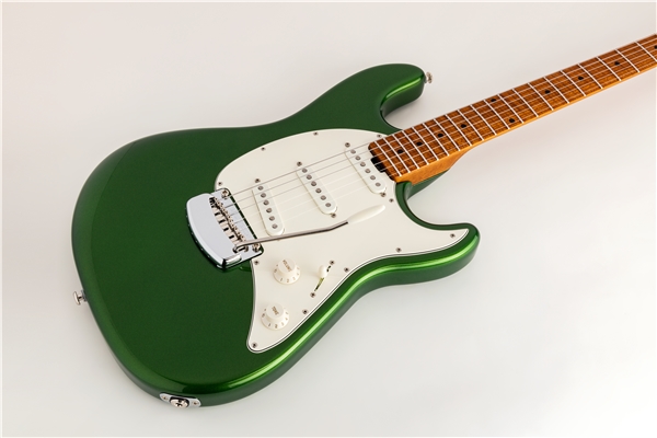 Music Man - Cutlass RS SSS Trem Charging Green Tastiera Acero