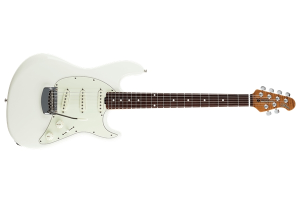 Music Man - Cutlass RS SSS Ivory White Tastiera Palissandro