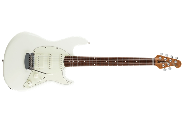 Music Man - Cutlass RS HSS Ivory White Tastiera Palissandro