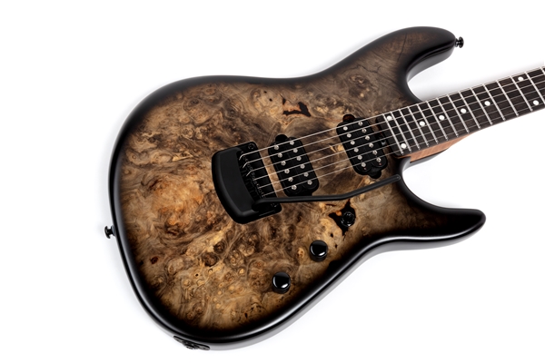 Music Man - Cutlass Jason Richardson Buckeye Burl 6 Corde
