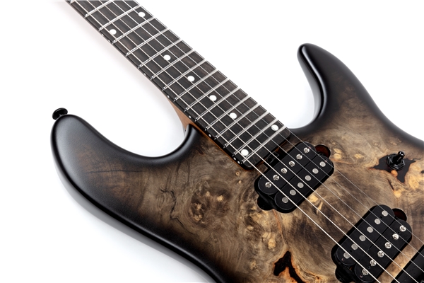 Music Man - Cutlass Jason Richardson Buckeye Burl 6 Corde