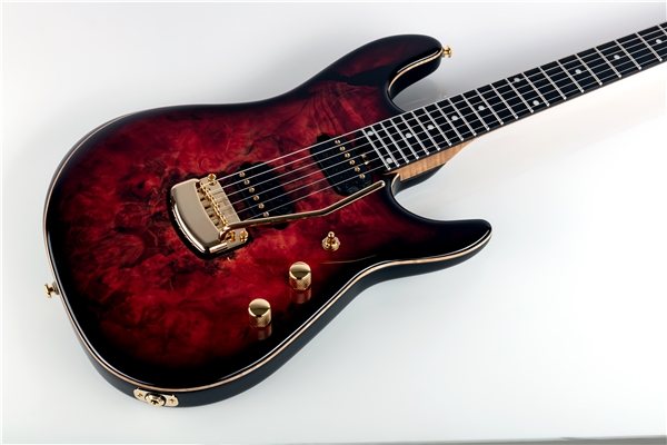 Music Man - Cutlass Jason Richardson Rorschach Red 6 Corde