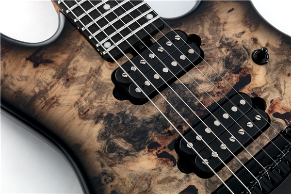 Music Man - Cutlass Jason Richardson Buckeye Burl 7 Corde