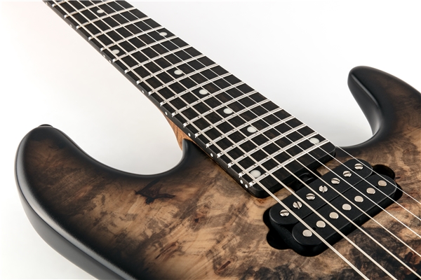 Music Man - Cutlass Jason Richardson Buckeye Burl 7 Corde