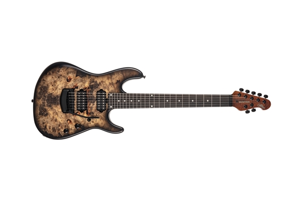 Music Man - Cutlass Jason Richardson Buckeye Burl 7 Corde