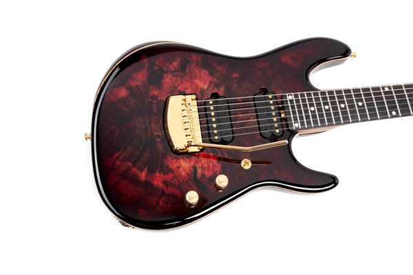 Music Man - Cutlass Jason Richardson Rorschach Red 7 Corde