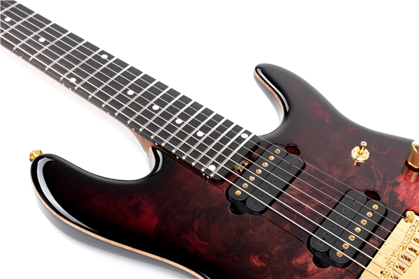 Music Man - Cutlass Jason Richardson Rorschach Red 7 Corde